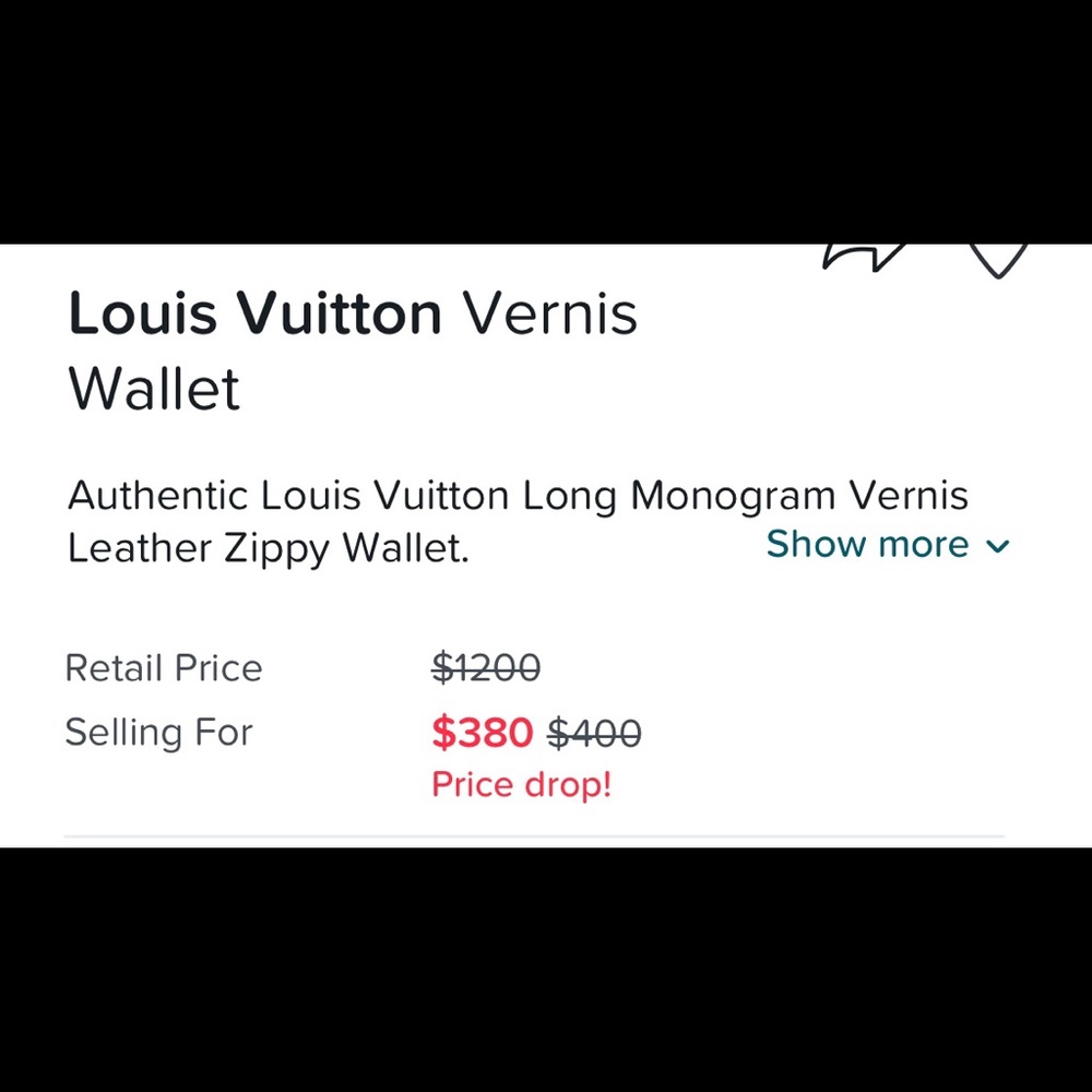 Louis Vuitton wallet authentic pink